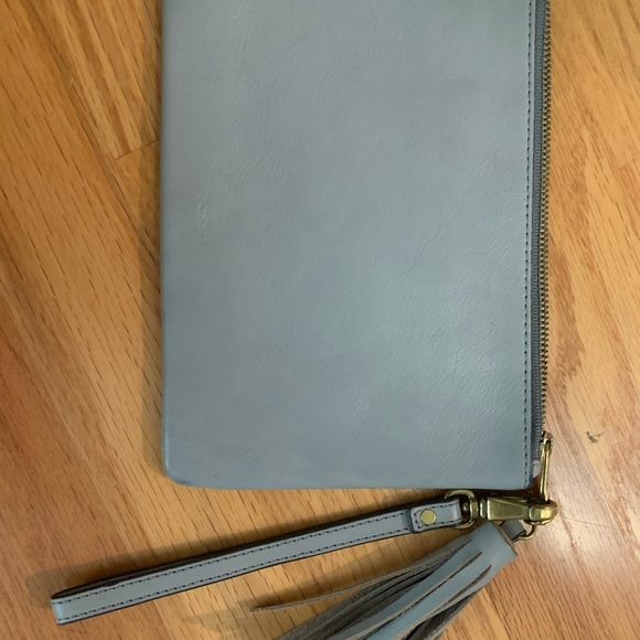 Fossil Grey Tassel Wristlet - Picture 6 of 11